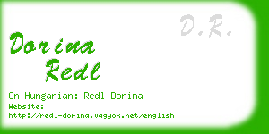 dorina redl business card